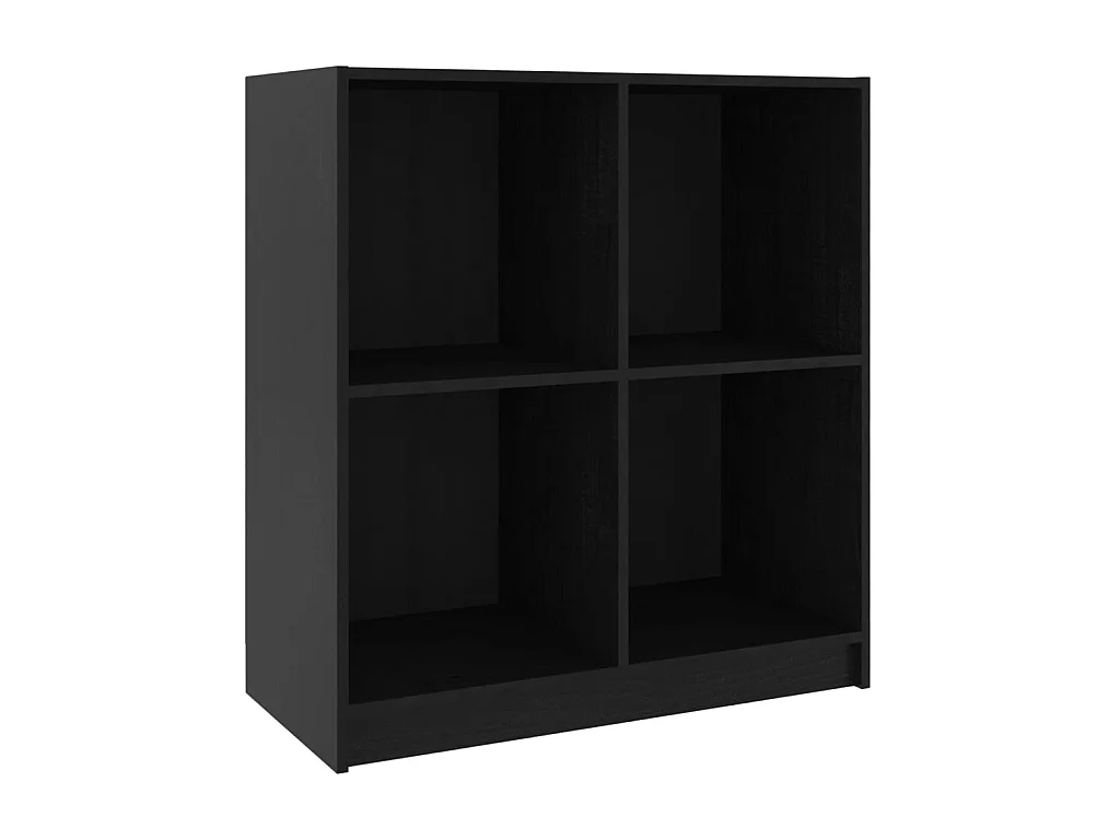 Buffet Noir 70x33x76 Bois de pin massif