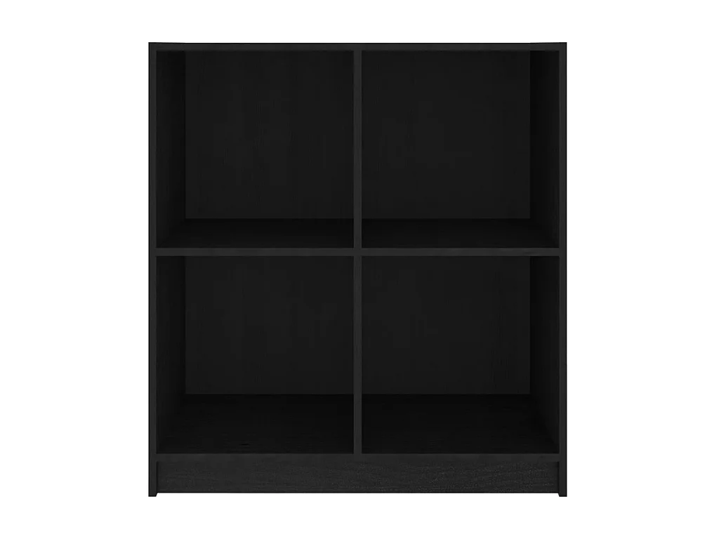 Buffet Noir 70x33x76 Bois de pin massif
