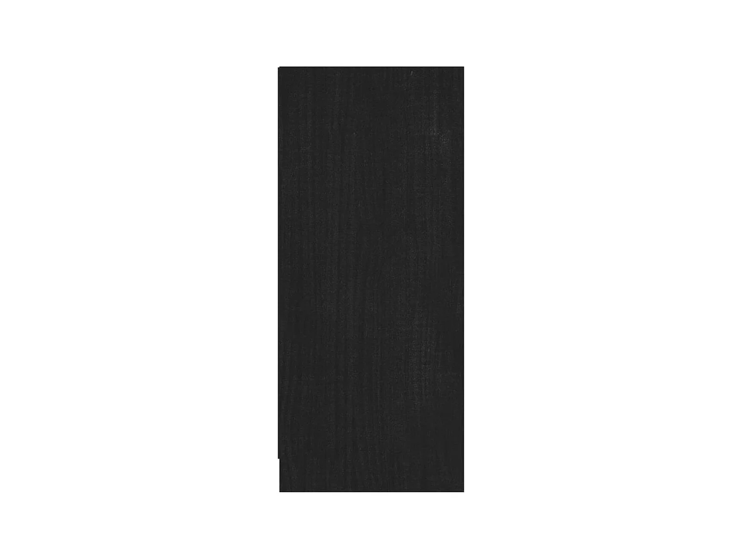 Buffet Noir 70x33x76 Bois de pin massif