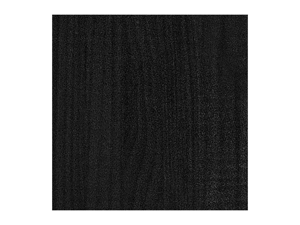 Buffet Noir 70x33x76 Bois de pin massif