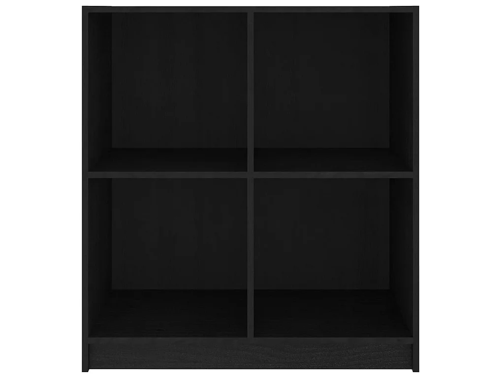 Buffet Noir 70x33x76 Bois de pin massif