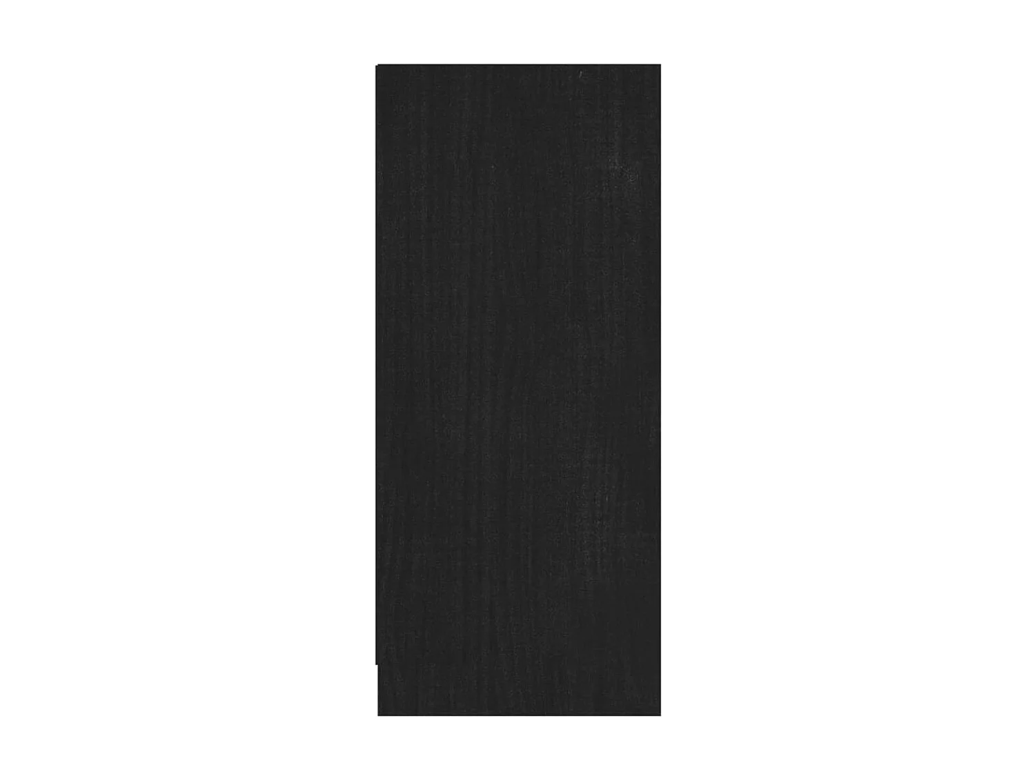 Buffet Noir 70x33x76 Bois de pin massif