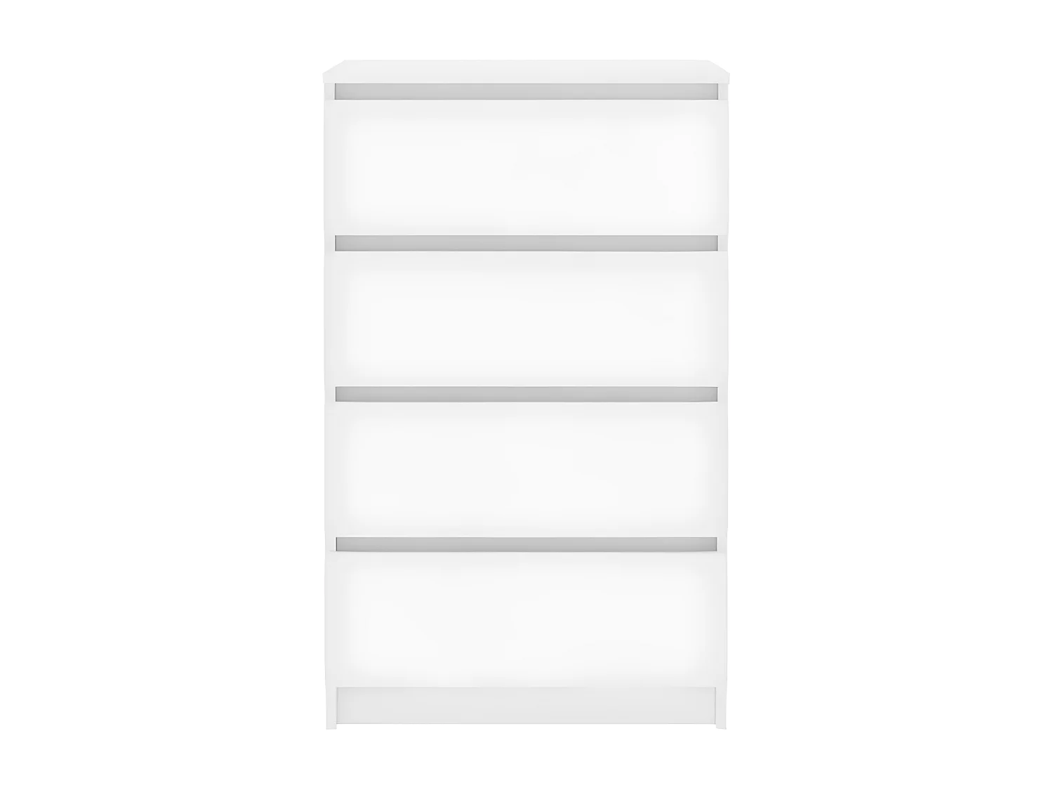 Commode 4 tiroirs bois blanc Agency