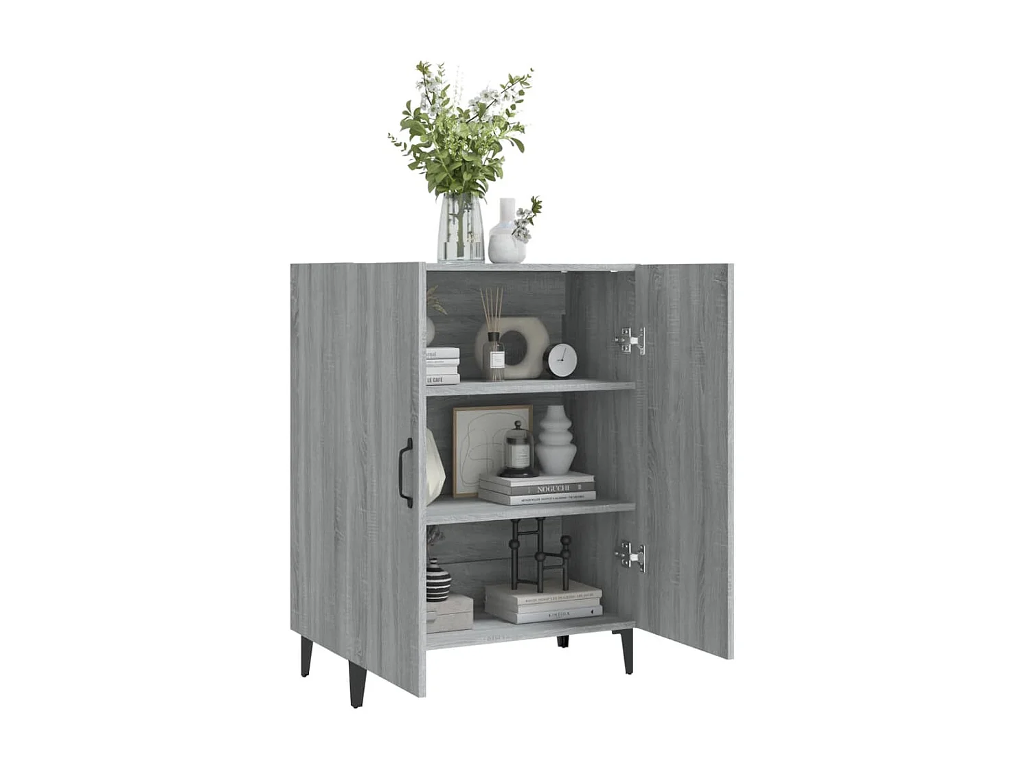 Buffet Sonoma gris 70x34x90 Bois d'ingénierie
