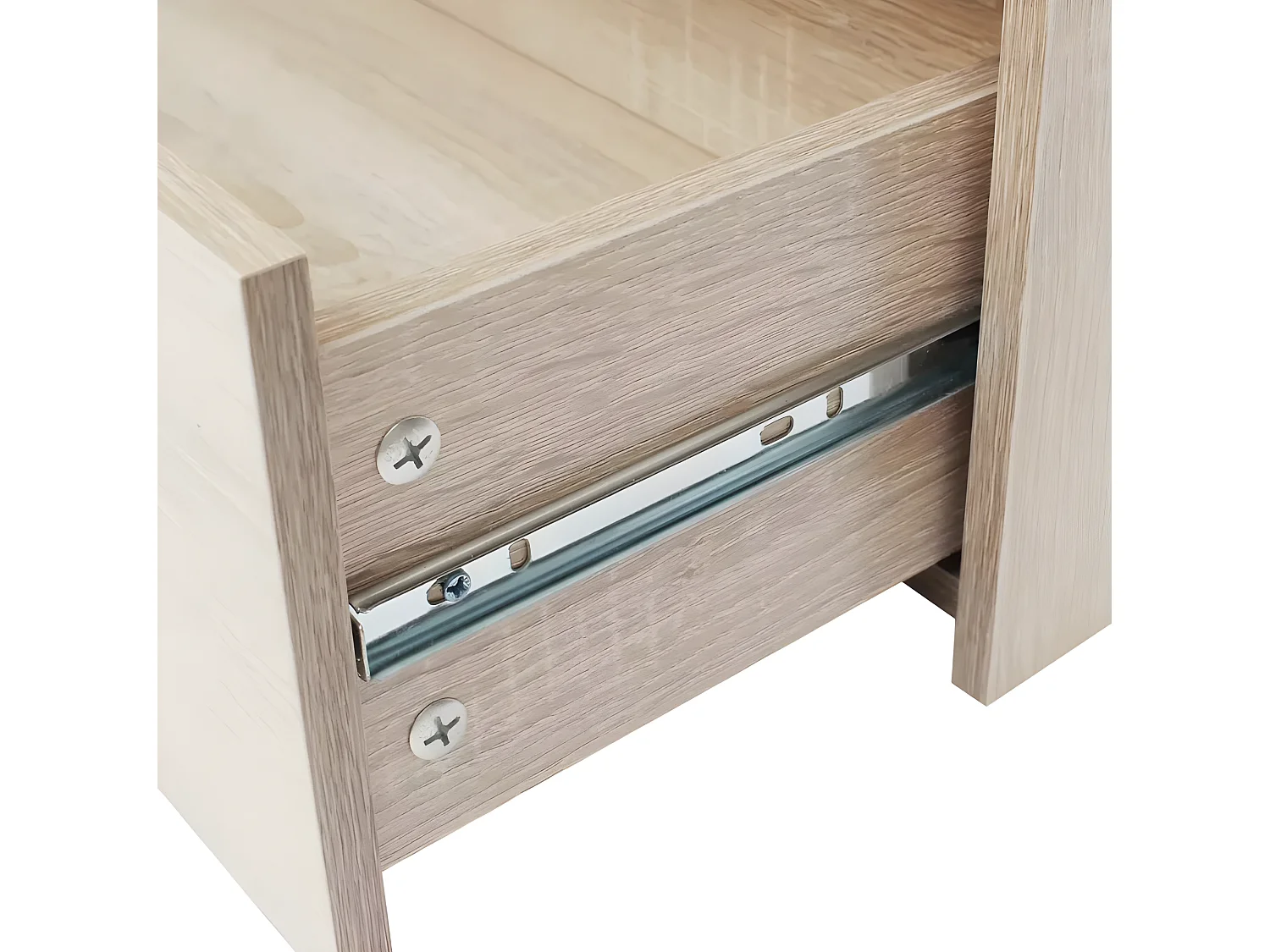 Commode 4 tiroirs bois de chêne clair Jack