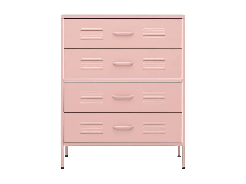 Commode Rose 80x35x101,5 Acier