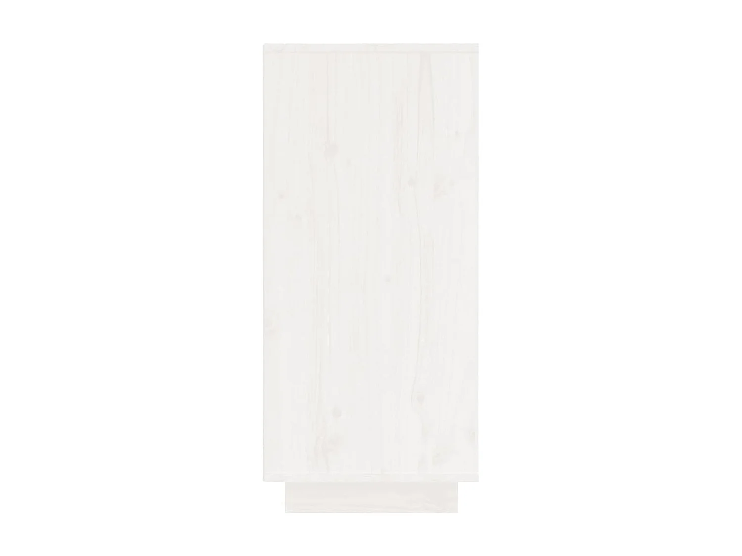 Buffet Blanc 60x34x75 Bois massif de pin 4