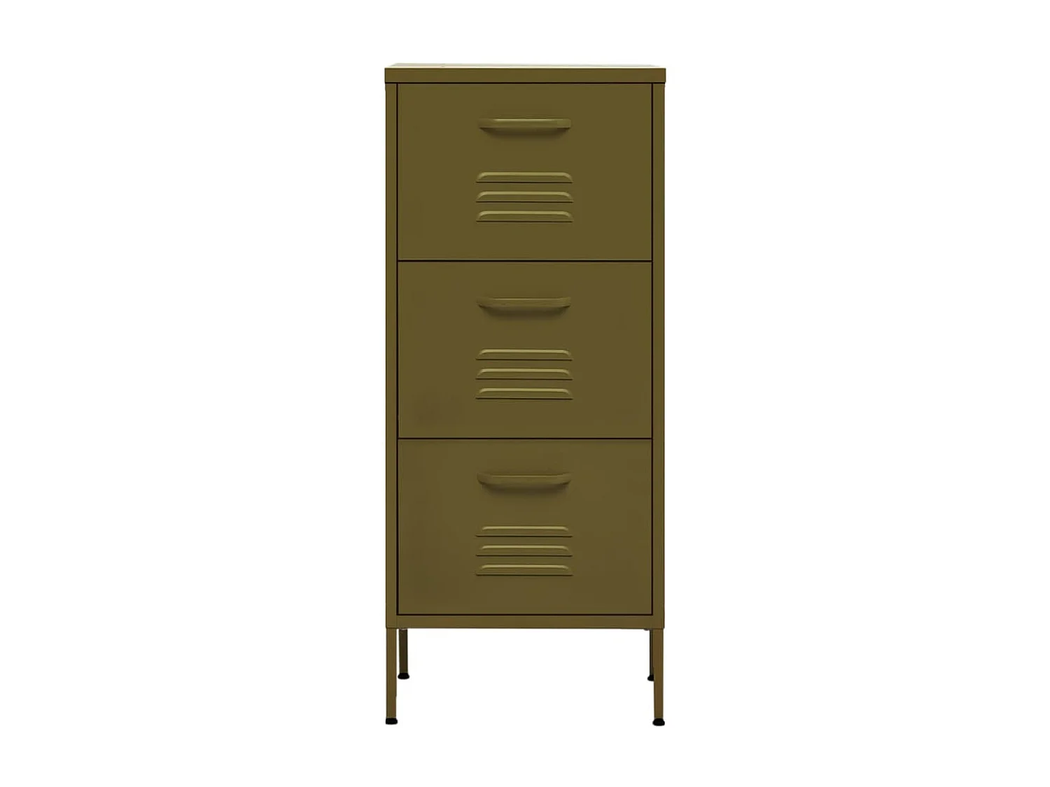 Armoire de rangement Vert olive 42,5x35x101,5 Acier