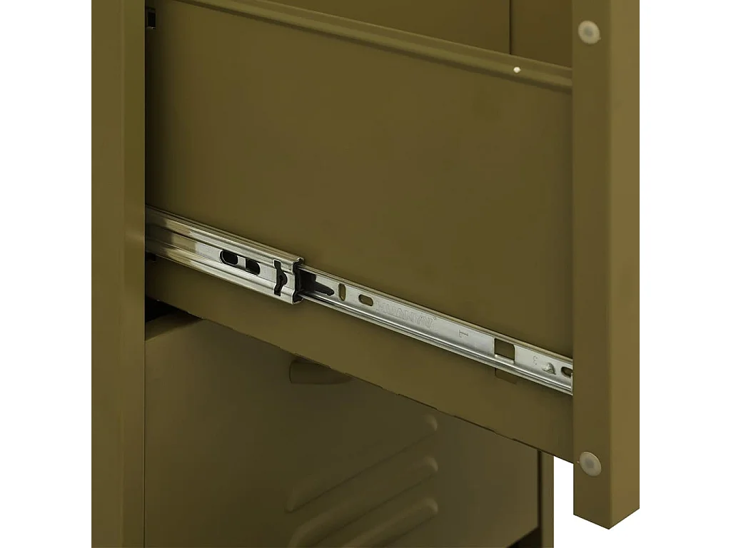 Armoire de rangement Vert olive 42,5x35x101,5 Acier