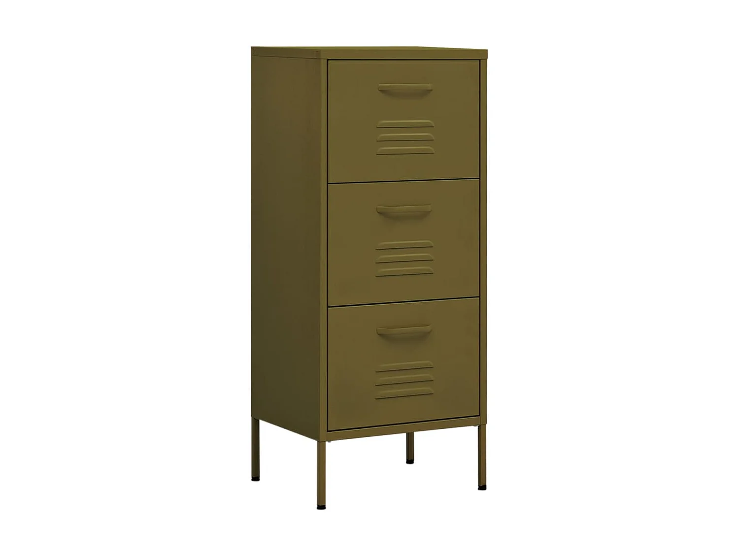 Armoire de rangement Vert olive 42,5x35x101,5 Acier