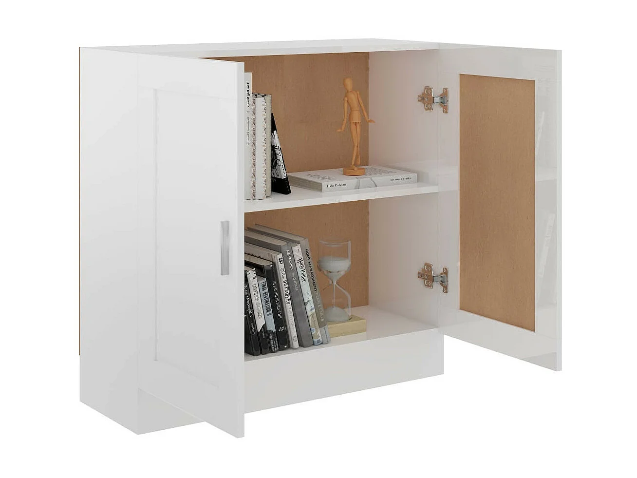 Commode Blanc brillant 82,5x30,5x80