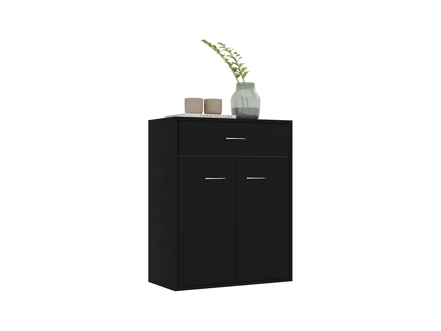 Commode Noir 60x30x75 Boka