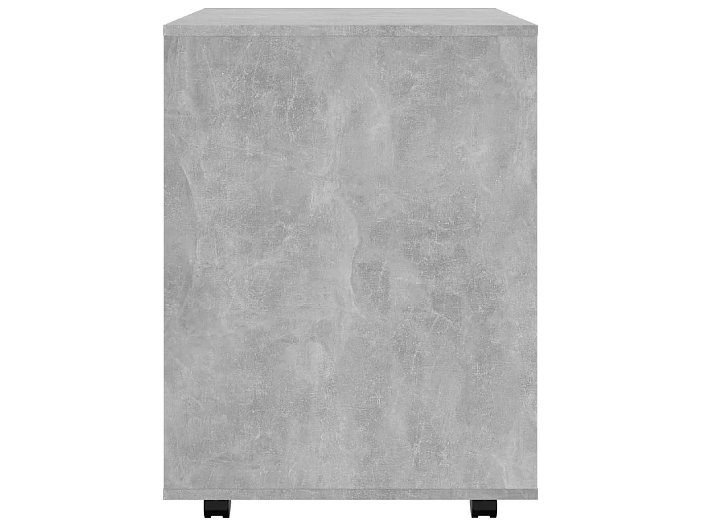 Armoire à roulettes Gris béton 60x53x72