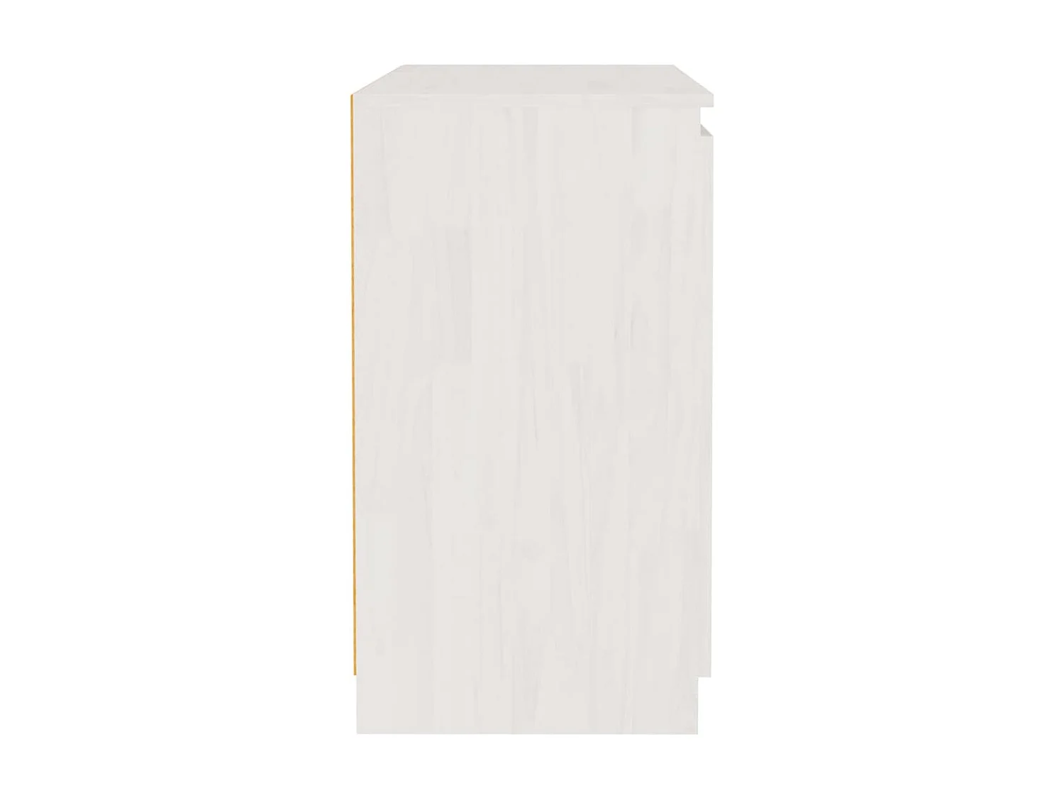 Armoire latérale Blanc 60x36x65 Bois de pin massif