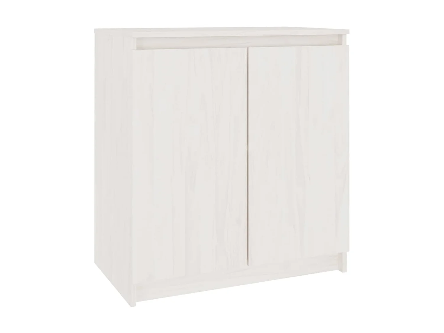 Armoire latérale Blanc 60x36x65 Bois de pin massif