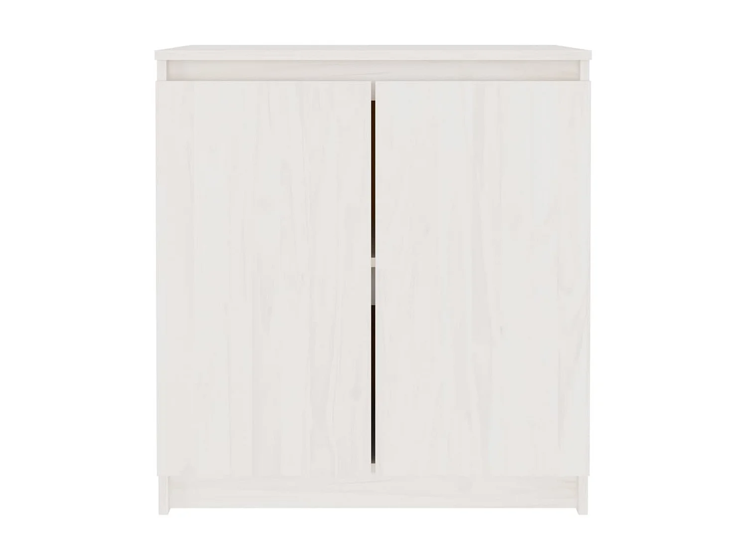 Armoire latérale Blanc 60x36x65 Bois de pin massif