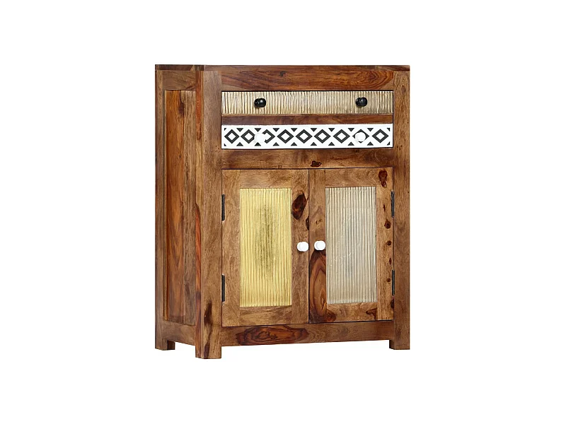 Armoire latérale 60 x 30x75 Bois de Sesham massif