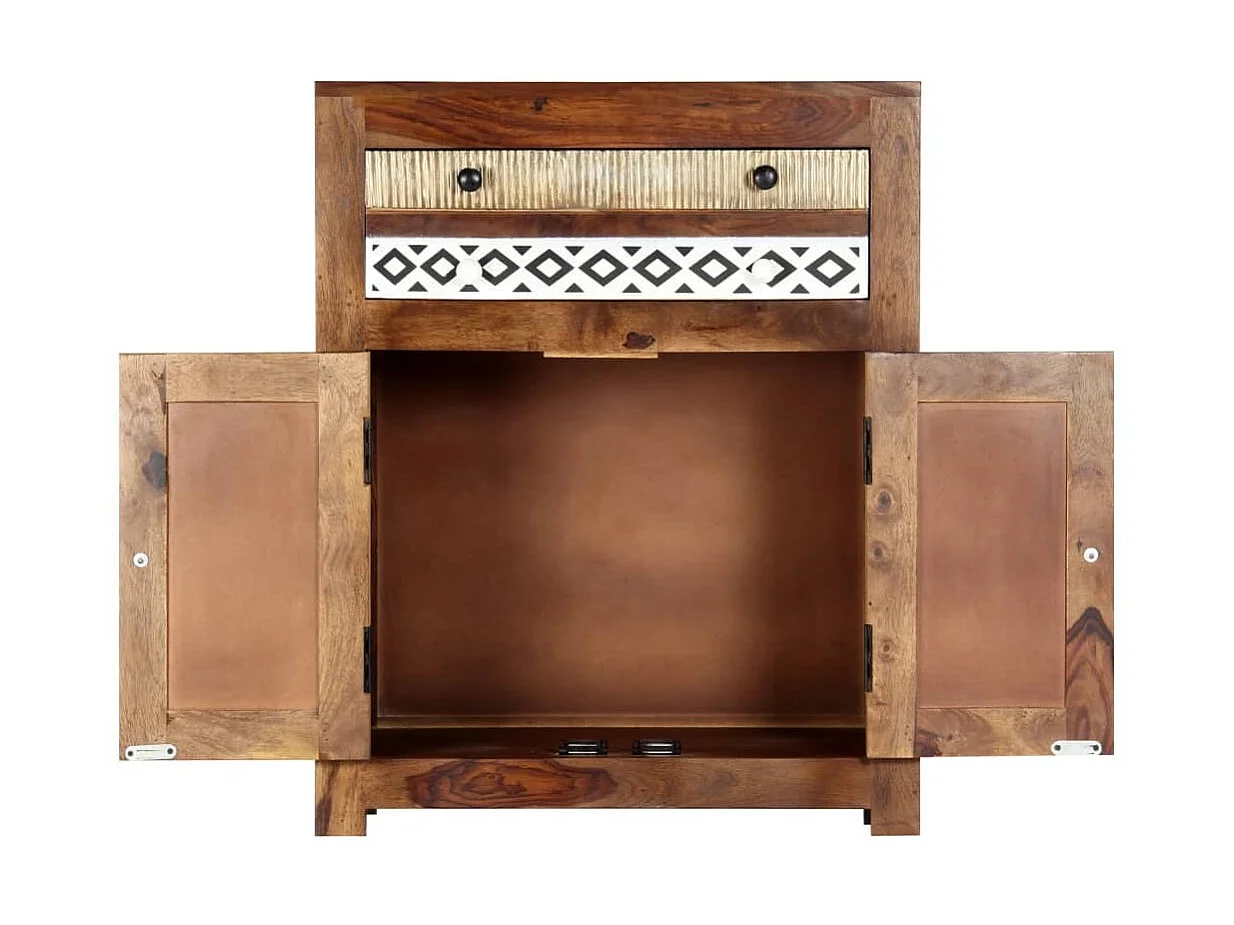 Armoire latérale 60 x 30x75 Bois de Sesham massif