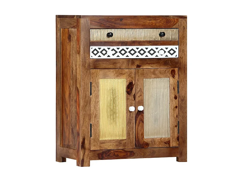 Armoire latérale 60 x 30x75 Bois de Sesham massif