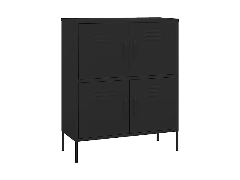 Armoire de rangement Noir 80x35x101,5 Acier