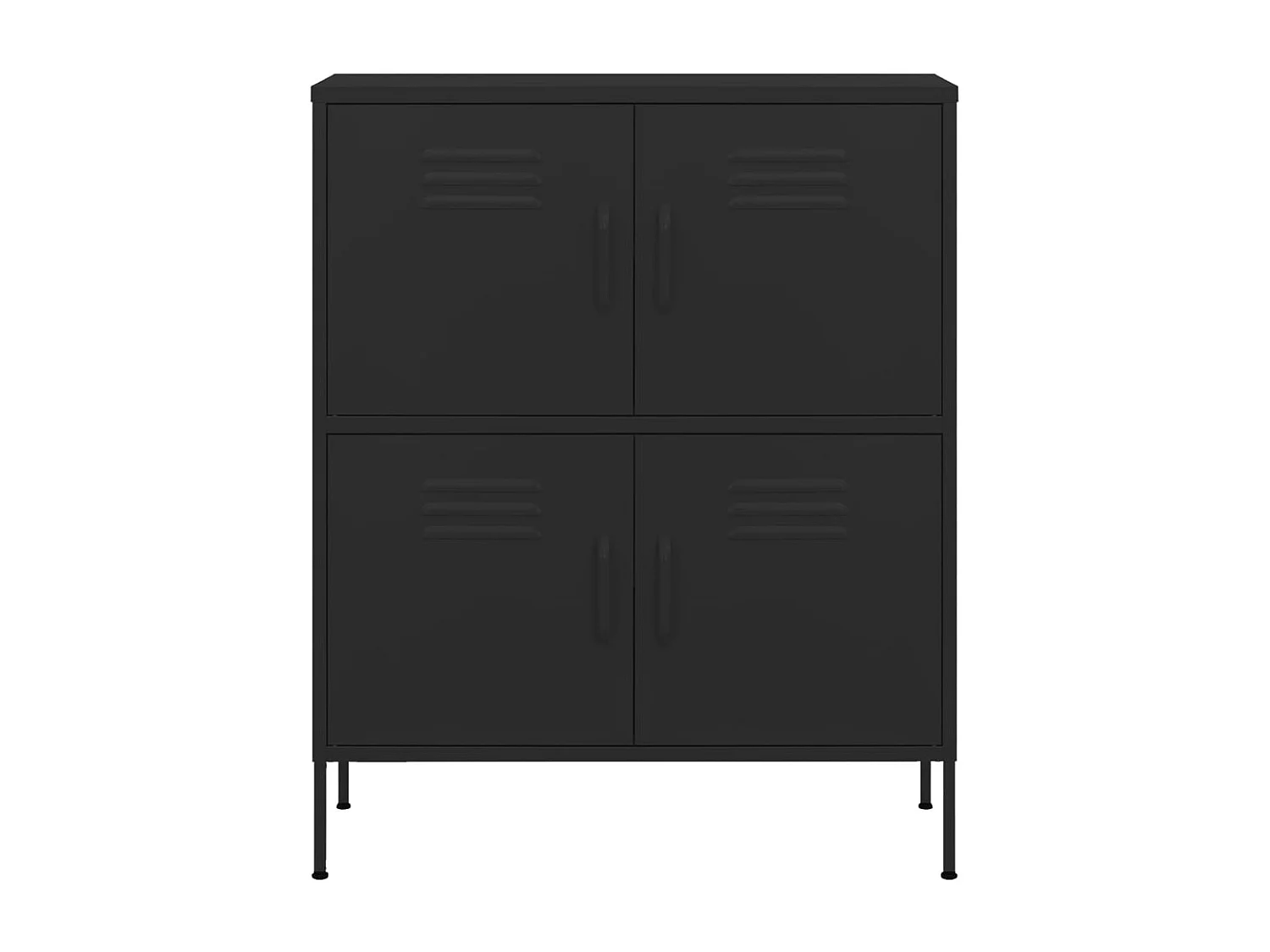 Armoire de rangement Noir 80x35x101,5 Acier