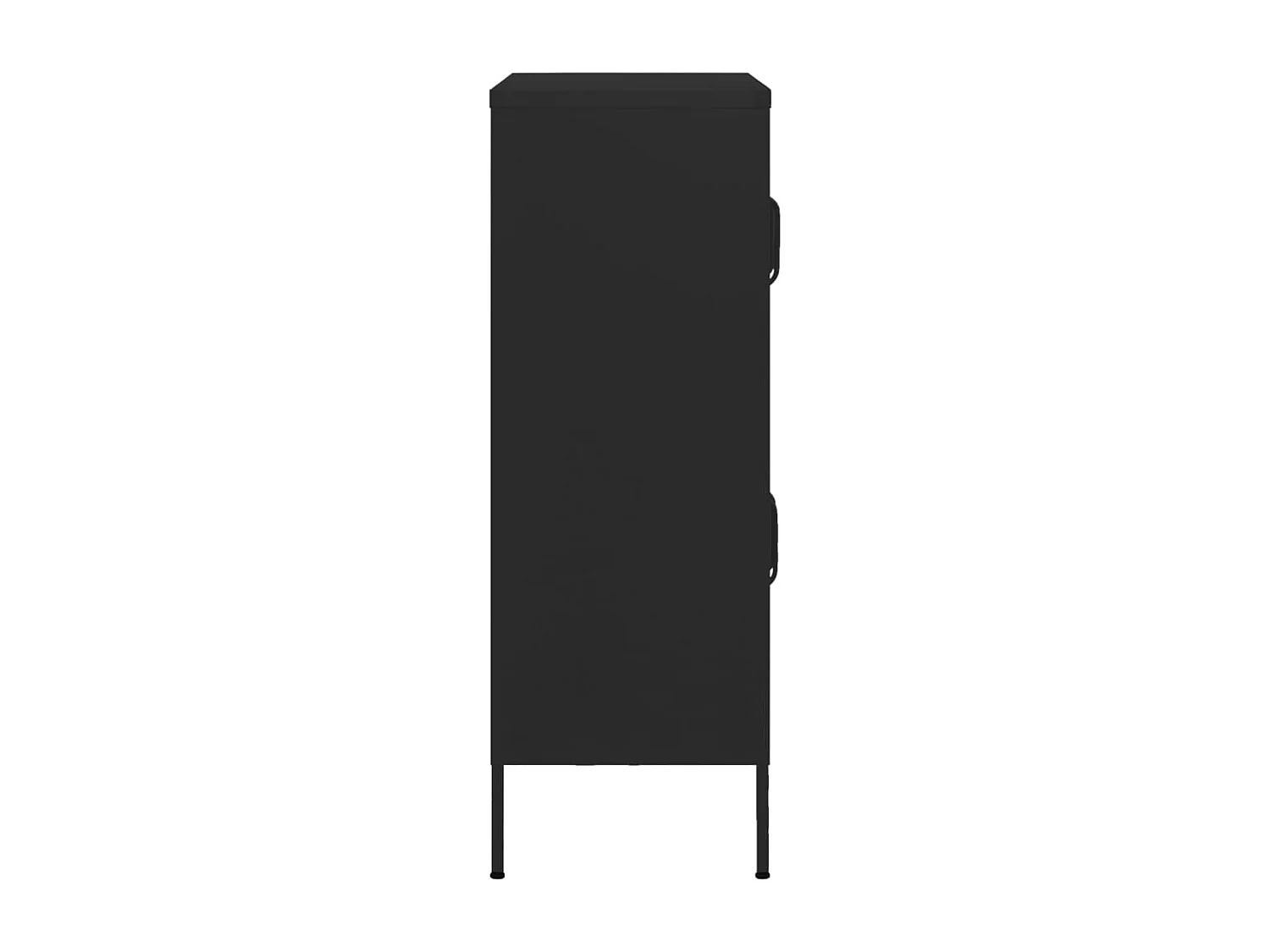Armoire de rangement Noir 80x35x101,5 Acier