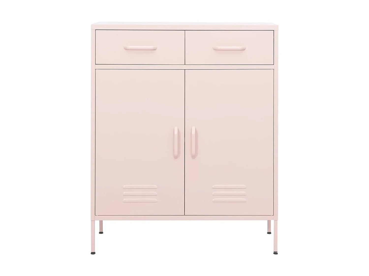 Armoire de rangement Rose 80x35x101,5 Acier 3
