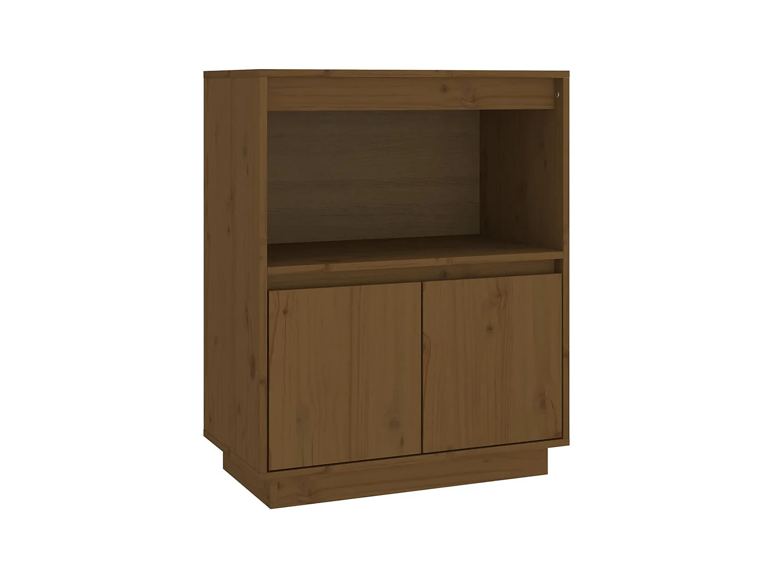 Buffet Marron miel 60x34x75 Bois massif de pin