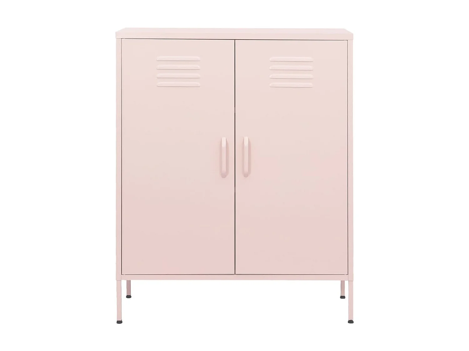 Armoire de rangement Rose 80x35x101,5 Acier 2