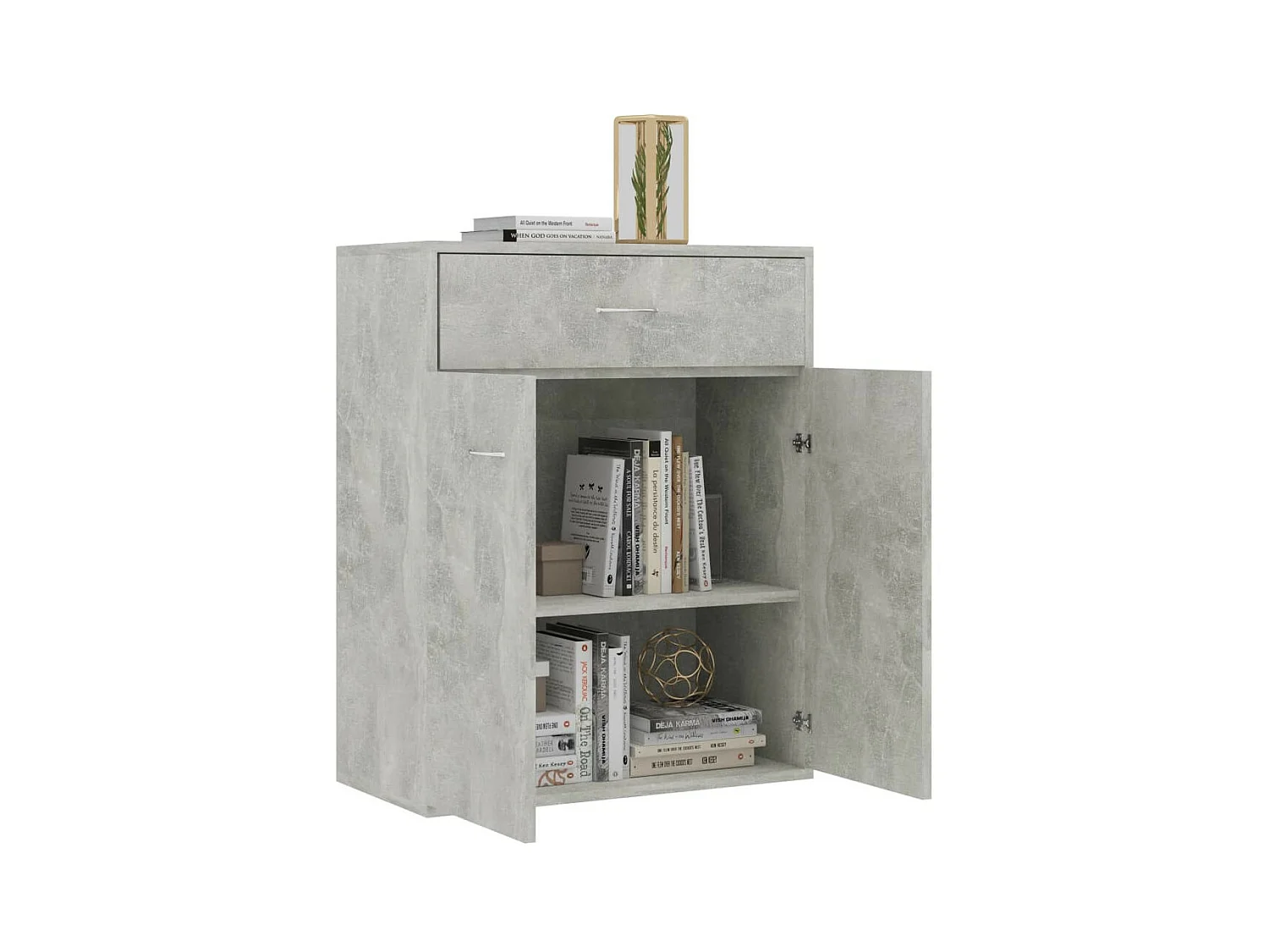 Commode Gris béton 60 x 30x75 2