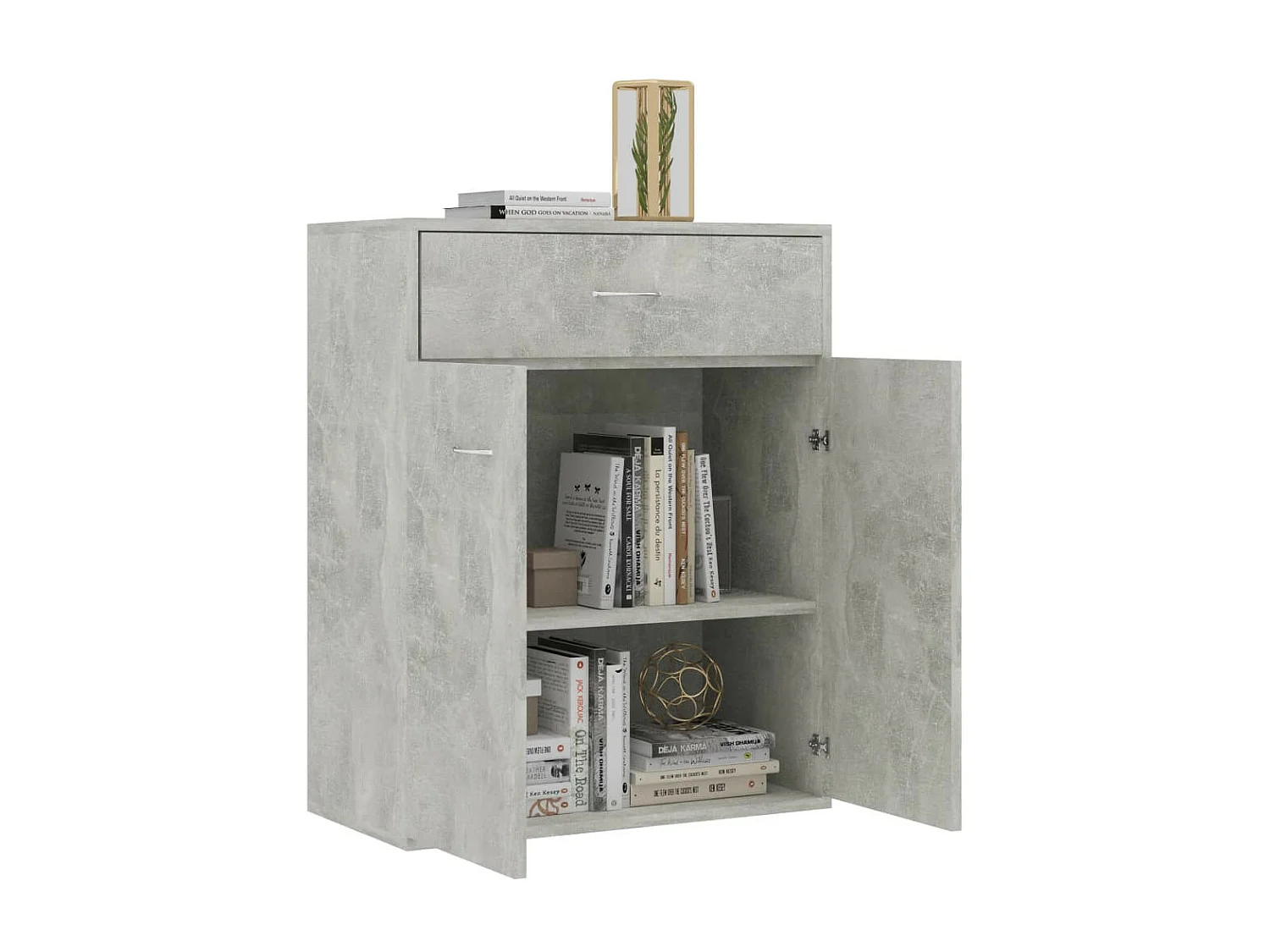 Commode Gris béton 60 x 30x75 2