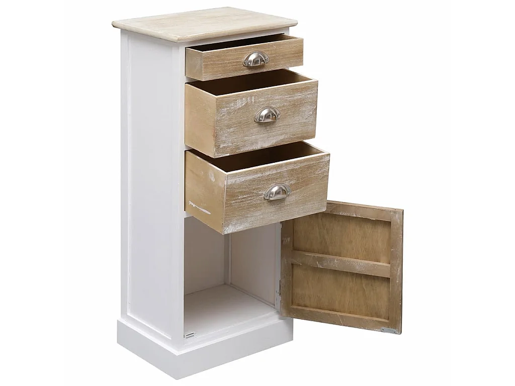 Armoire latérale 38 x 28x86 Bois de Paulownia