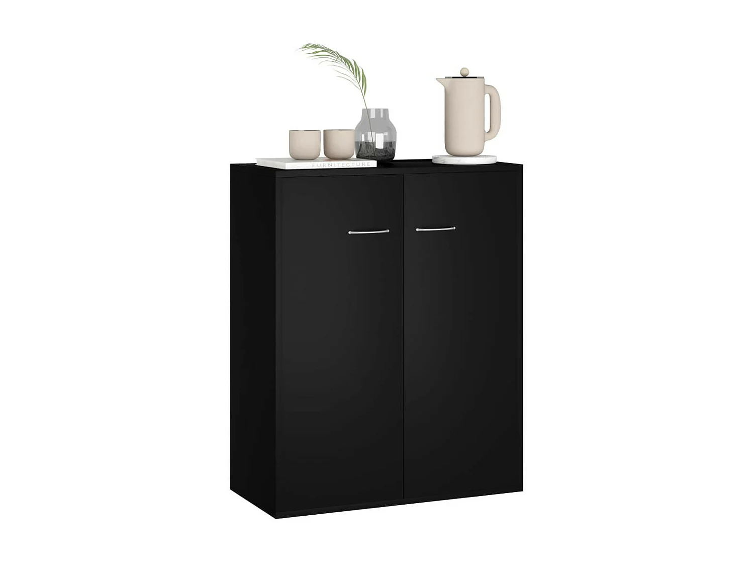 Commode Noir 60x30x75 Mabelo