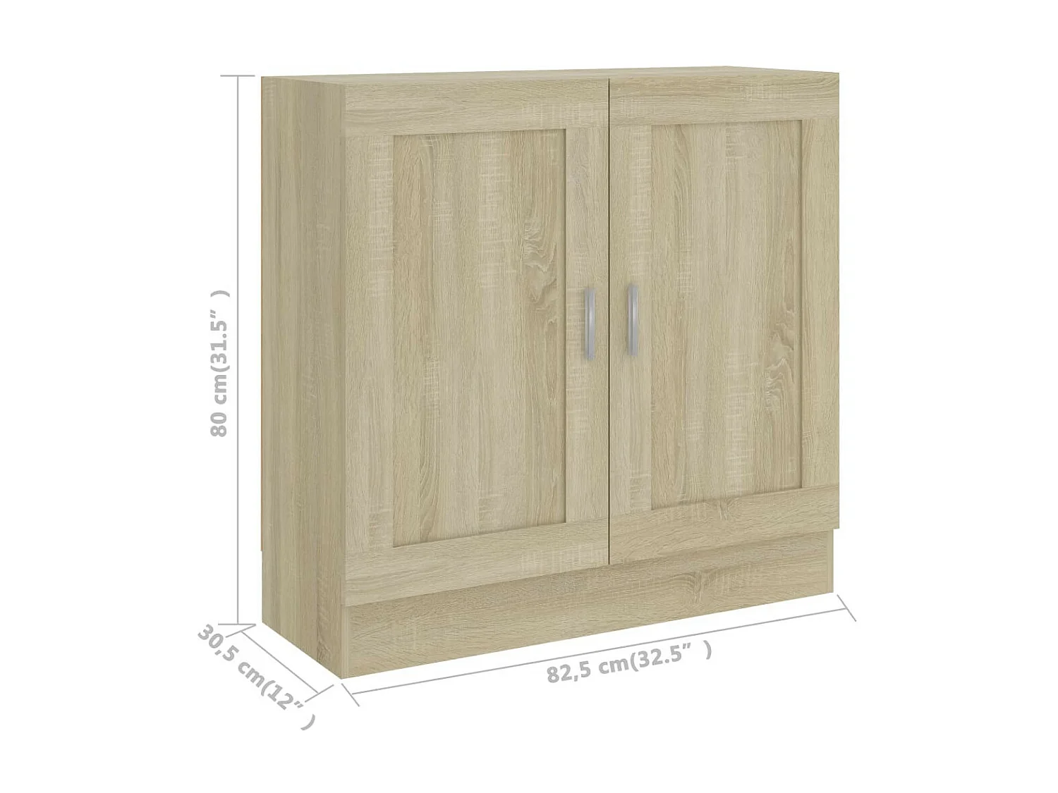 Commode Chêne sonoma 82,5x30,5x80