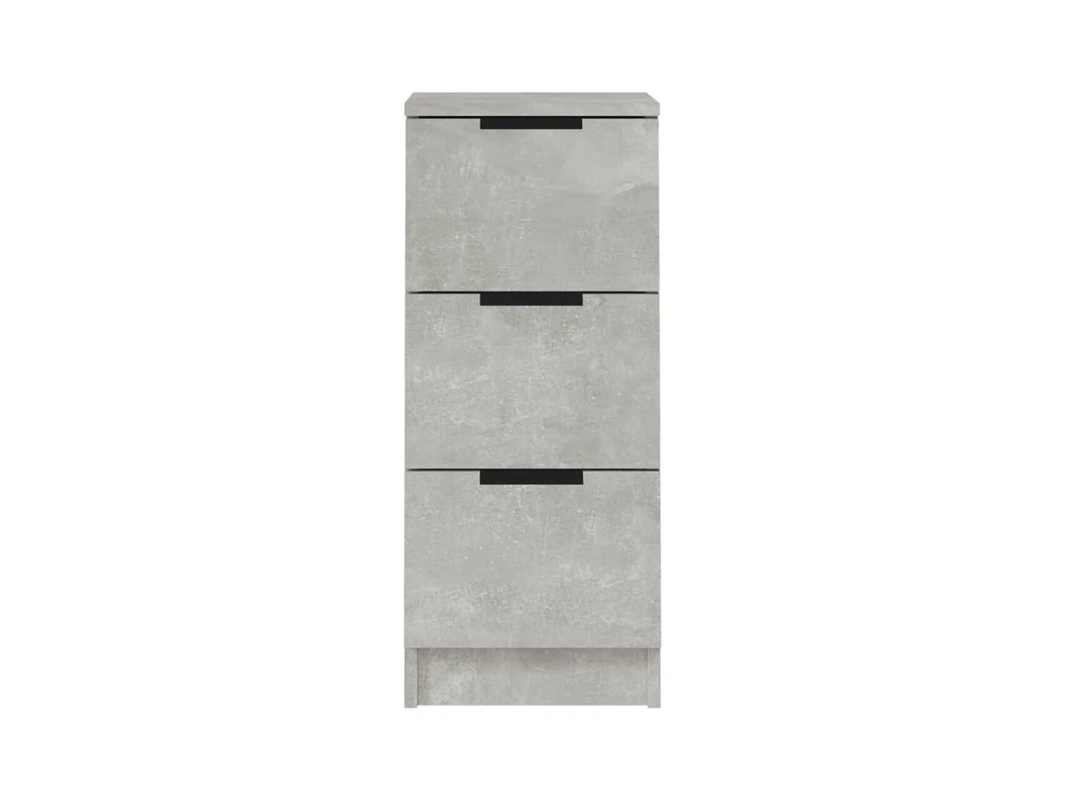 Buffets 2 pcs Gris béton 30x30x70 Bois d'ingénierie