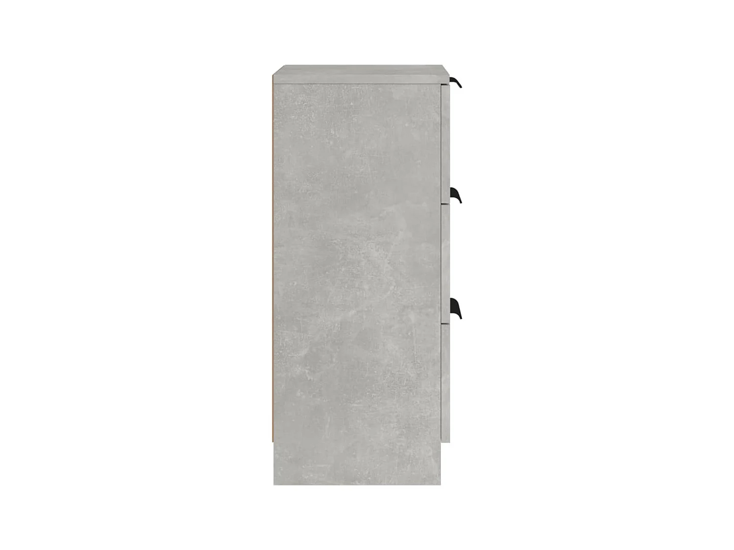 Buffets 2 pcs Gris béton 30x30x70 Bois d'ingénierie
