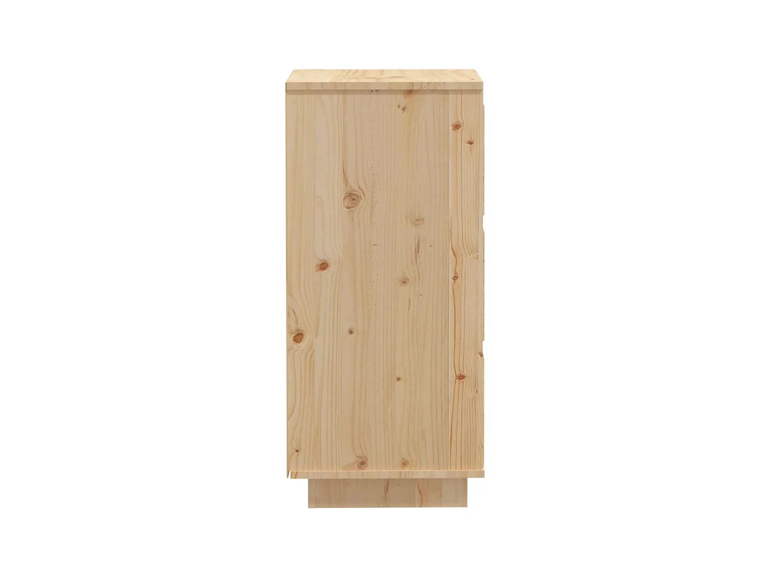 Commode 2 pcs 32x34x75 Bois massif de pin