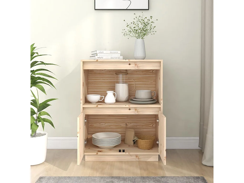 Buffet 60x34x75 Bois massif de pin 3