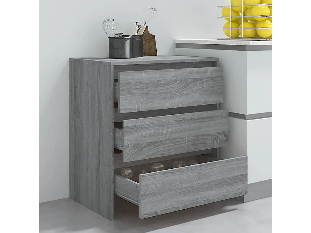 Commode Sonoma gris 70x41x75