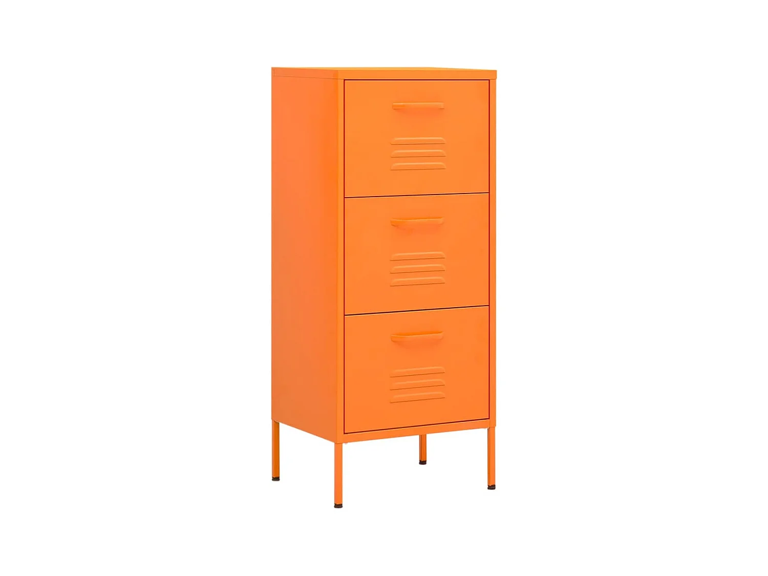 Armoire de rangement Orange 42,5x35x101,5 Acier