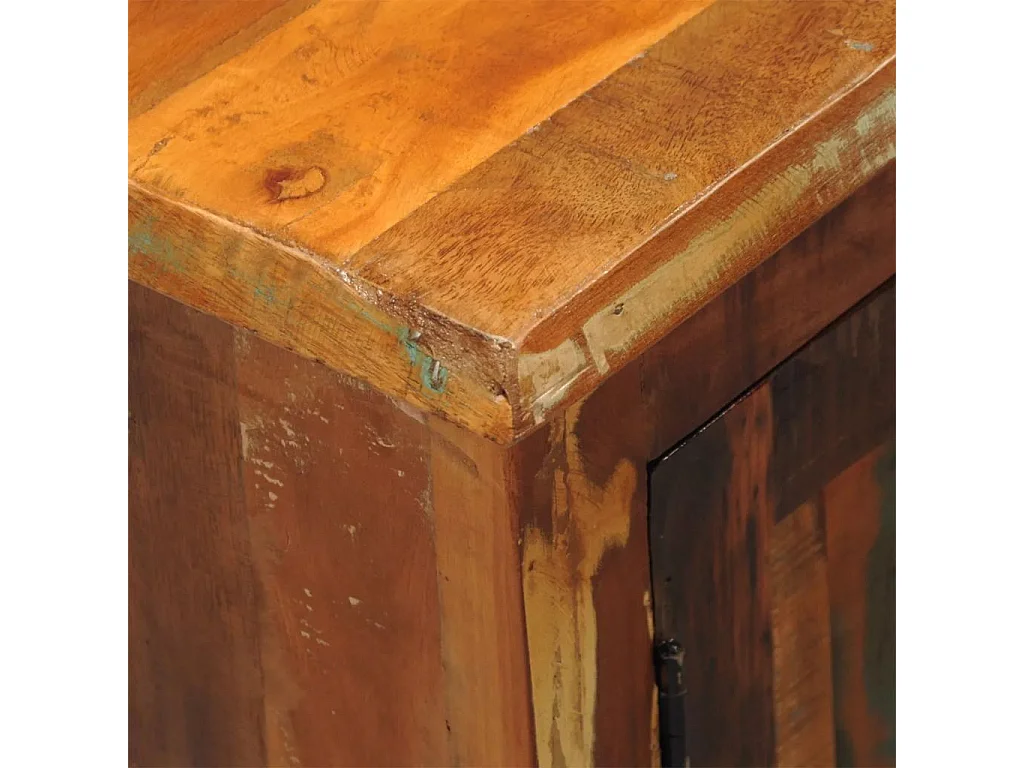 Commode 2 portes bois massif recyclé Moust