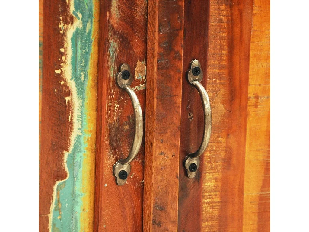 Commode 2 portes bois massif recyclé Moust