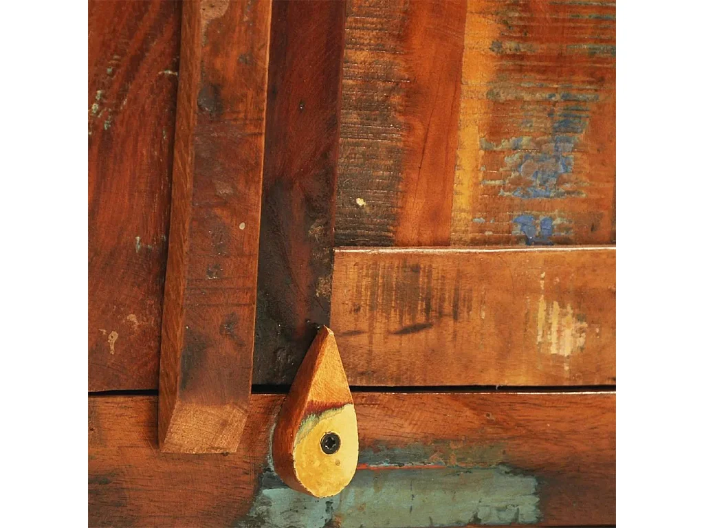 Commode 2 portes bois massif recyclé Moust