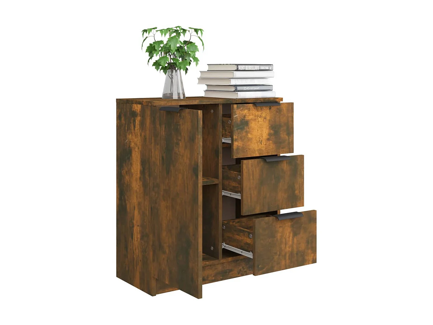 Buffet Chêne fumé 60x30x70 Bois d'ingénierie