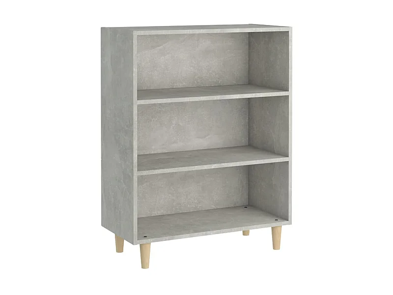 Rangement Gris béton 69,5x32,5x90 Bois d'ingénierie