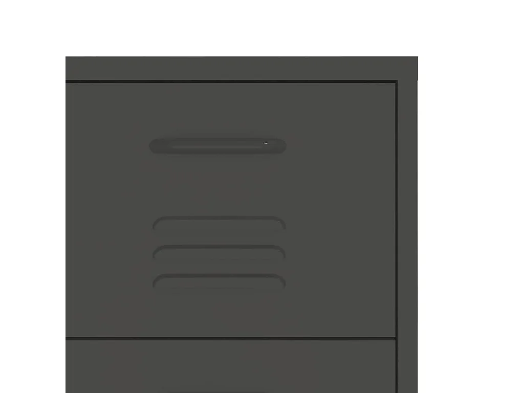 Armoire à tiroirs Anthracite 80x35x101,5 Acier