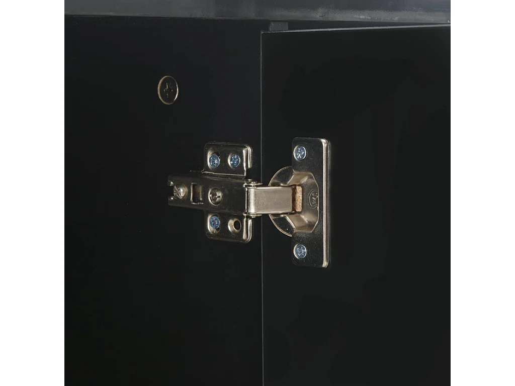 Buffet Noir brillant 71 x 35x76