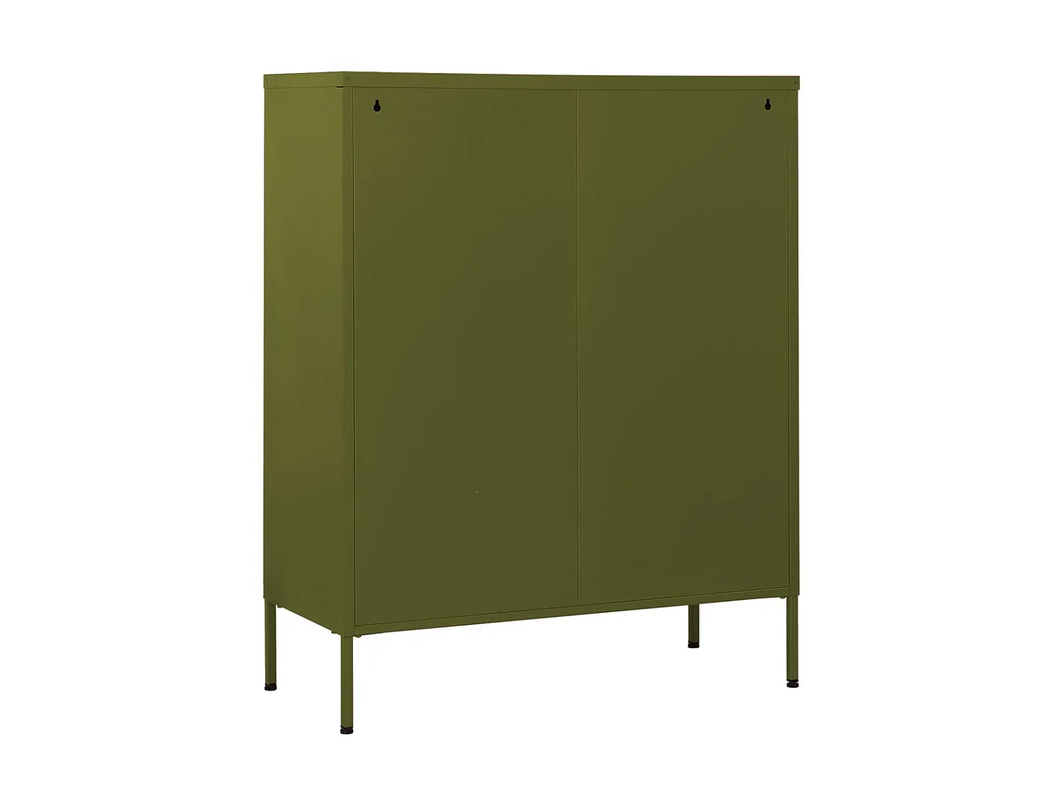 Commode Vert olive 80x35x101,5 Acier