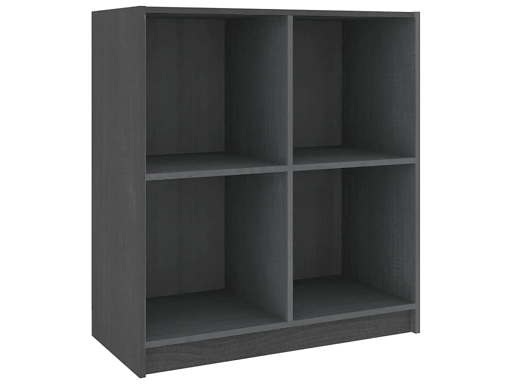 Buffet Gris 70x33x76 Bois de pin massif