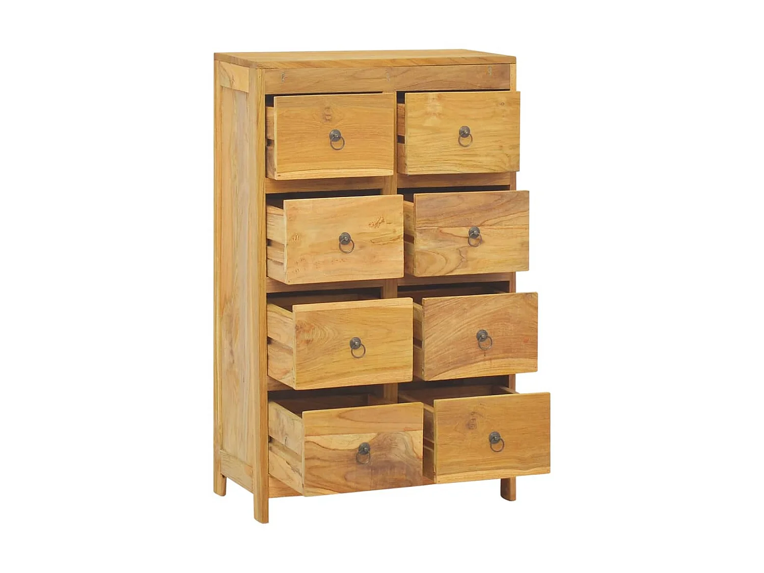 Commode 55x30x90 Bois massif de teck